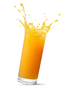 glass of orange juice