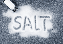 salt spelled out with salt