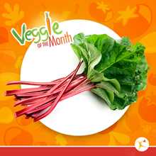 veggie of the month - rhubarb