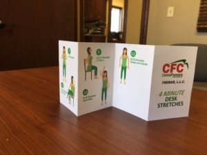 Picture of Central Farmers Coop desk exercise brochure