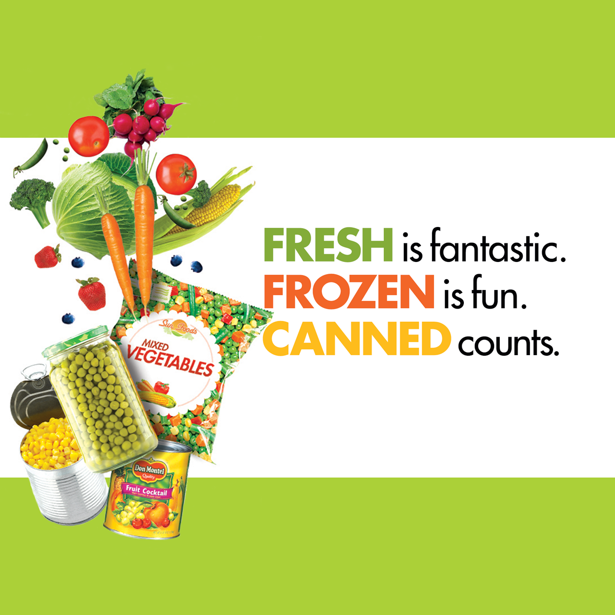 Why do Shoppers Prefer Fresh to Frozen or Canned Fruit & Vegetables?