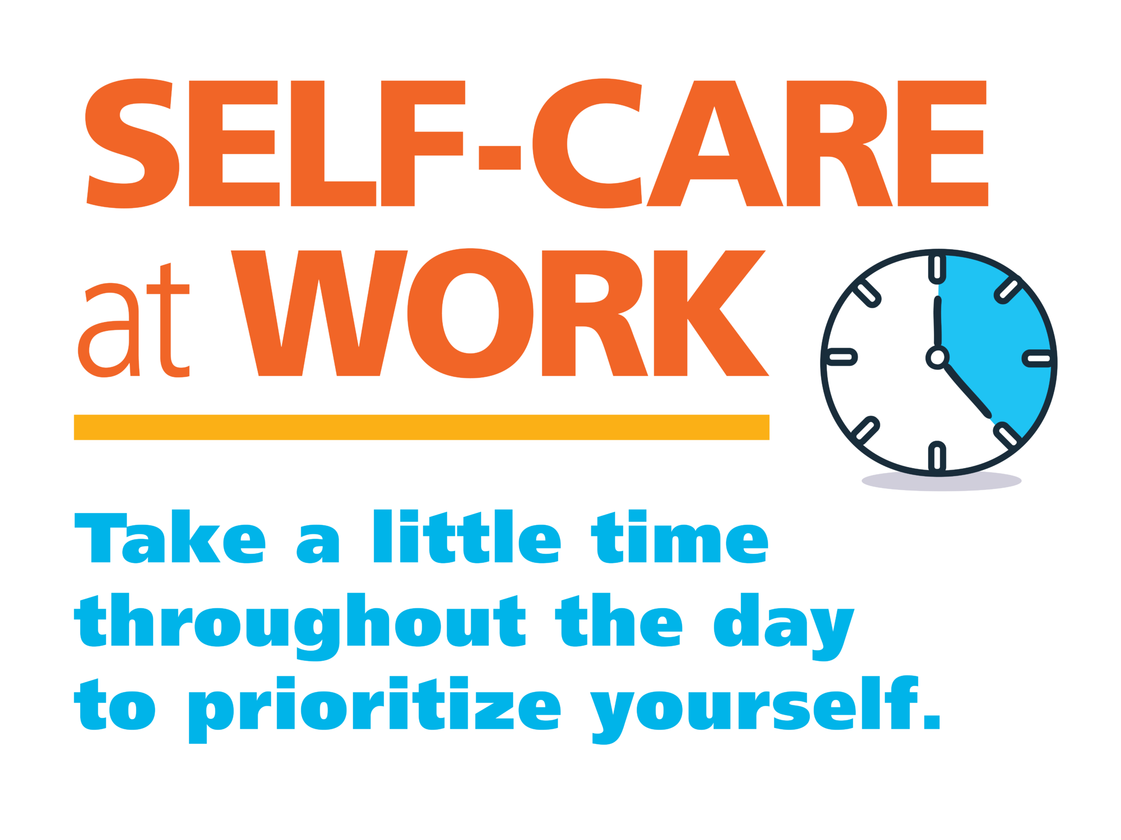 self care at work infographic