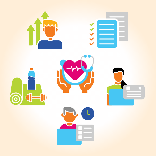workplace wellness toolkit icons
